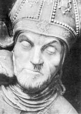 Fragment rzeźby nagrobnej biskupa. Obrazek z Wikipedii.